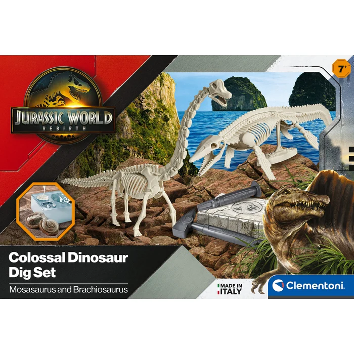 Jurassic World - Colossal Dinosaur Dig Set - Mosasaurus And Brachiosaurus - immagine 8