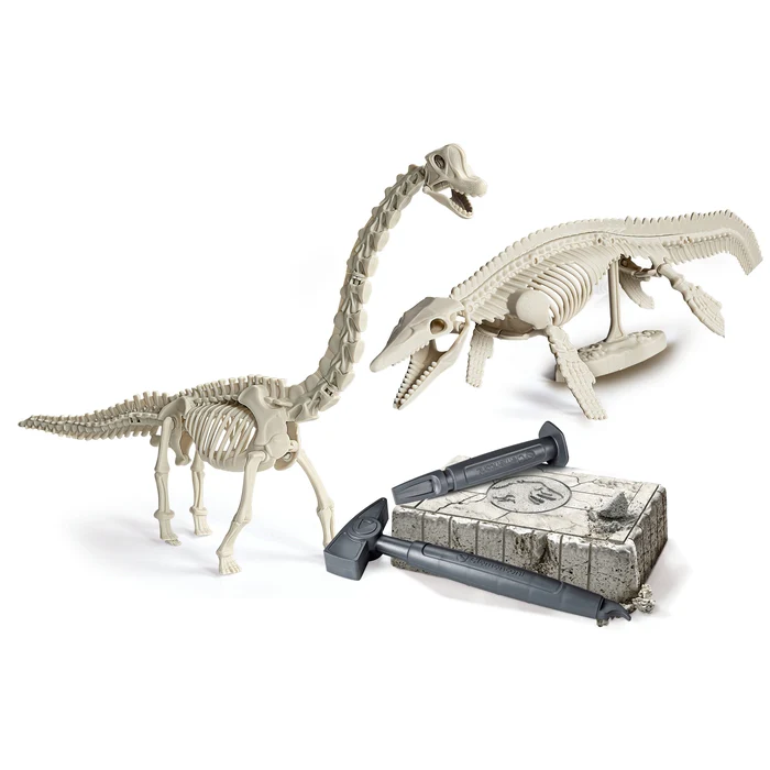 Jurassic World - Colossal Dinosaur Dig Set - Mosasaurus And Brachiosaurus - immagine 3
