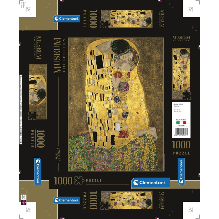 Klimt, "The Kiss" - 1000 pezzi - immagine 7