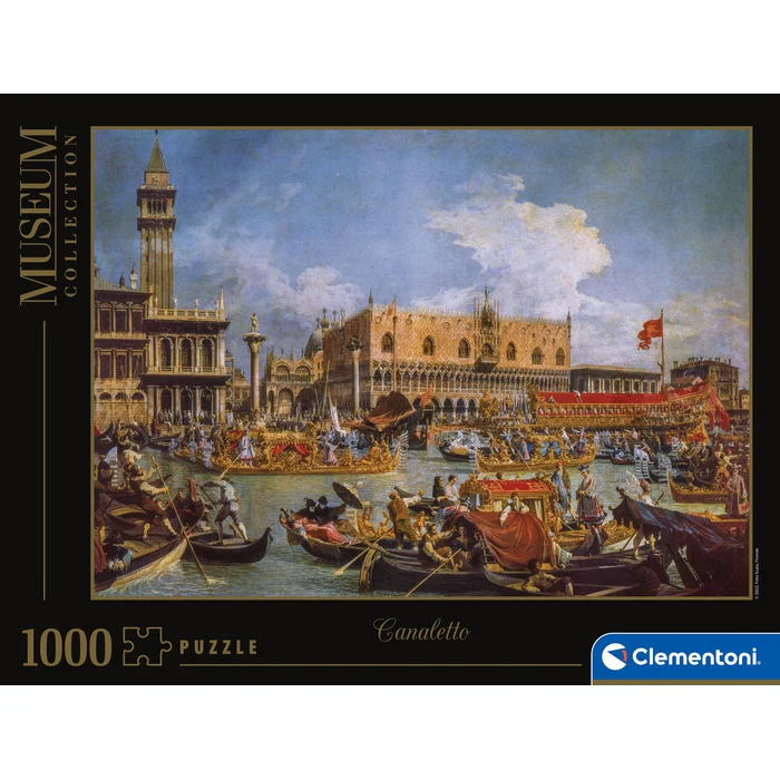 Canaletto, "The Return of the Bucentaur at the Molo on Ascension Day" - 1000 pezzi - immagine 5