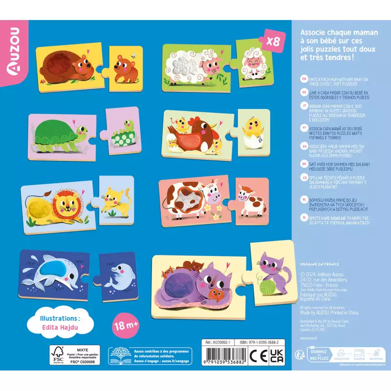 Auzou Il Mio Primo Puzzle Tattile - immagine 5