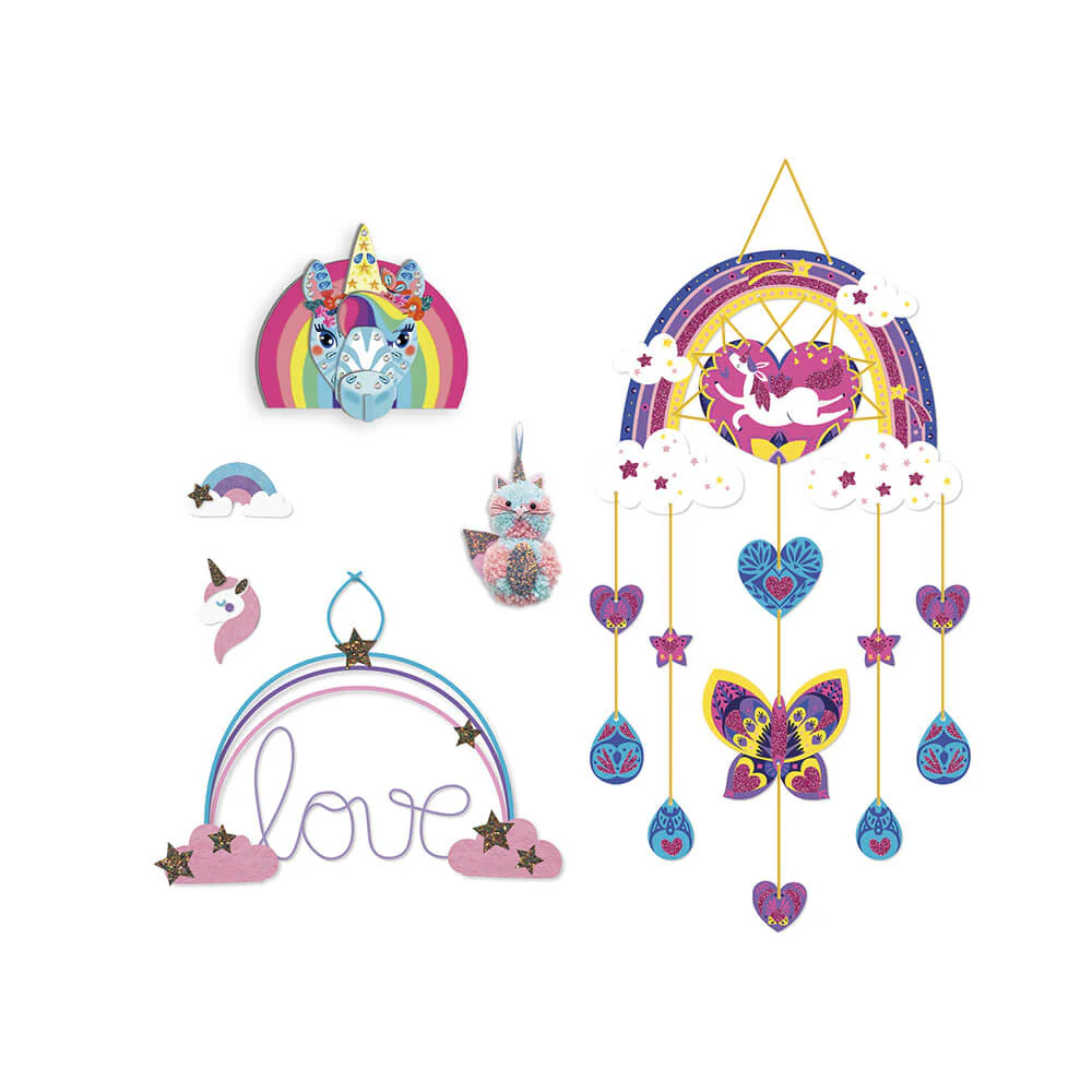 Decorazioni arcobaleno fai-da-te
