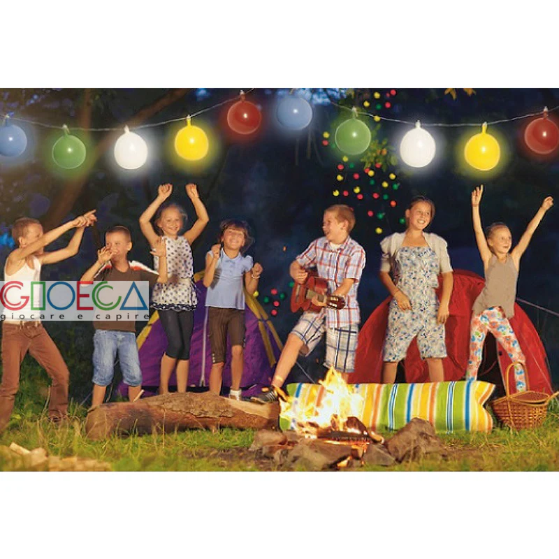 GHIRLANDA PALLONCINI LUMINOSI LED