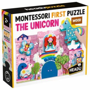 Headu Montessori First Puzzle the Unicorn