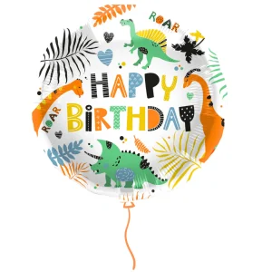 Palloncino tondo Dinosauro - da gonfiare con elio
