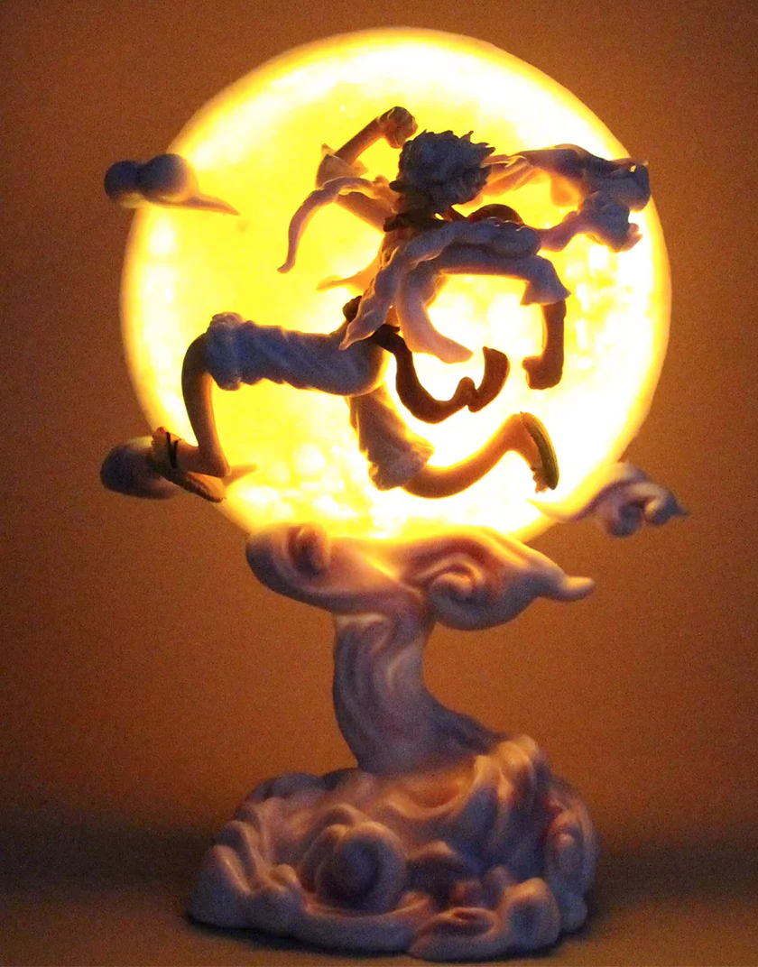 Action Figure e Luce Notturna One Piece - Luffy Gear Five - immagine 2