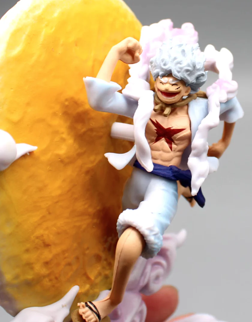 Action Figure e Luce Notturna One Piece - Luffy Gear Five - immagine 4