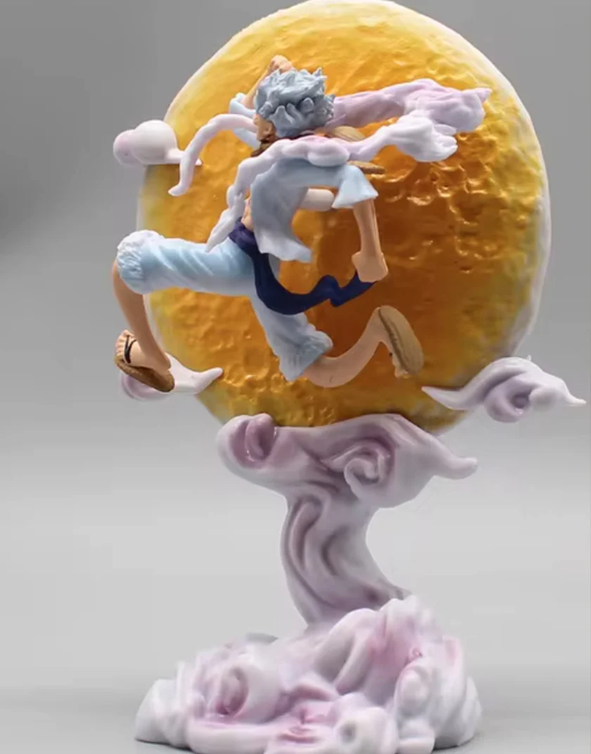Action Figure e Luce Notturna One Piece - Luffy Gear Five - immagine 3