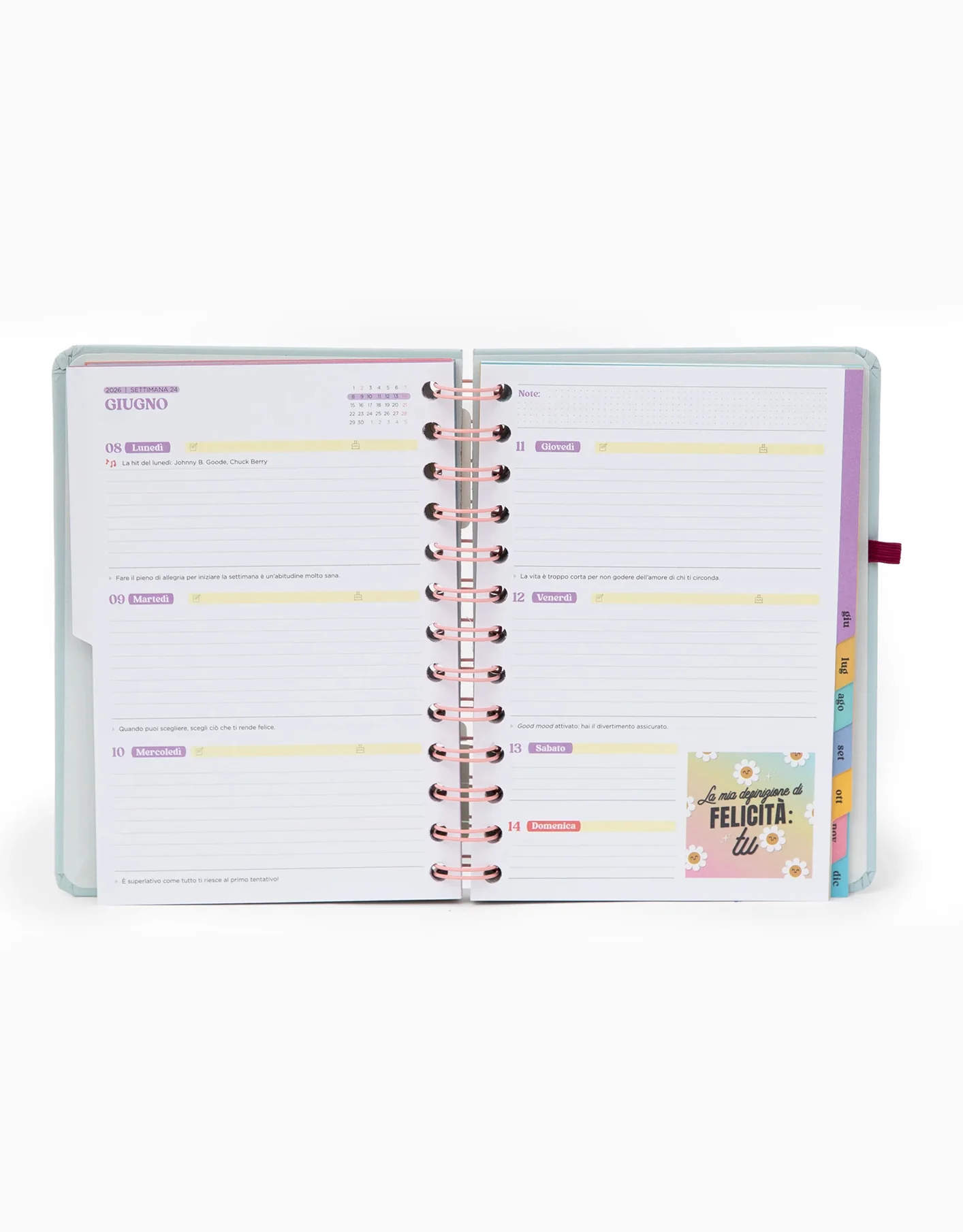 Agenda Wonder piccola 2026 settimanale – Mr. Wonderful | “Obiettivo della settimana: che finisca presto!” - immagine 3