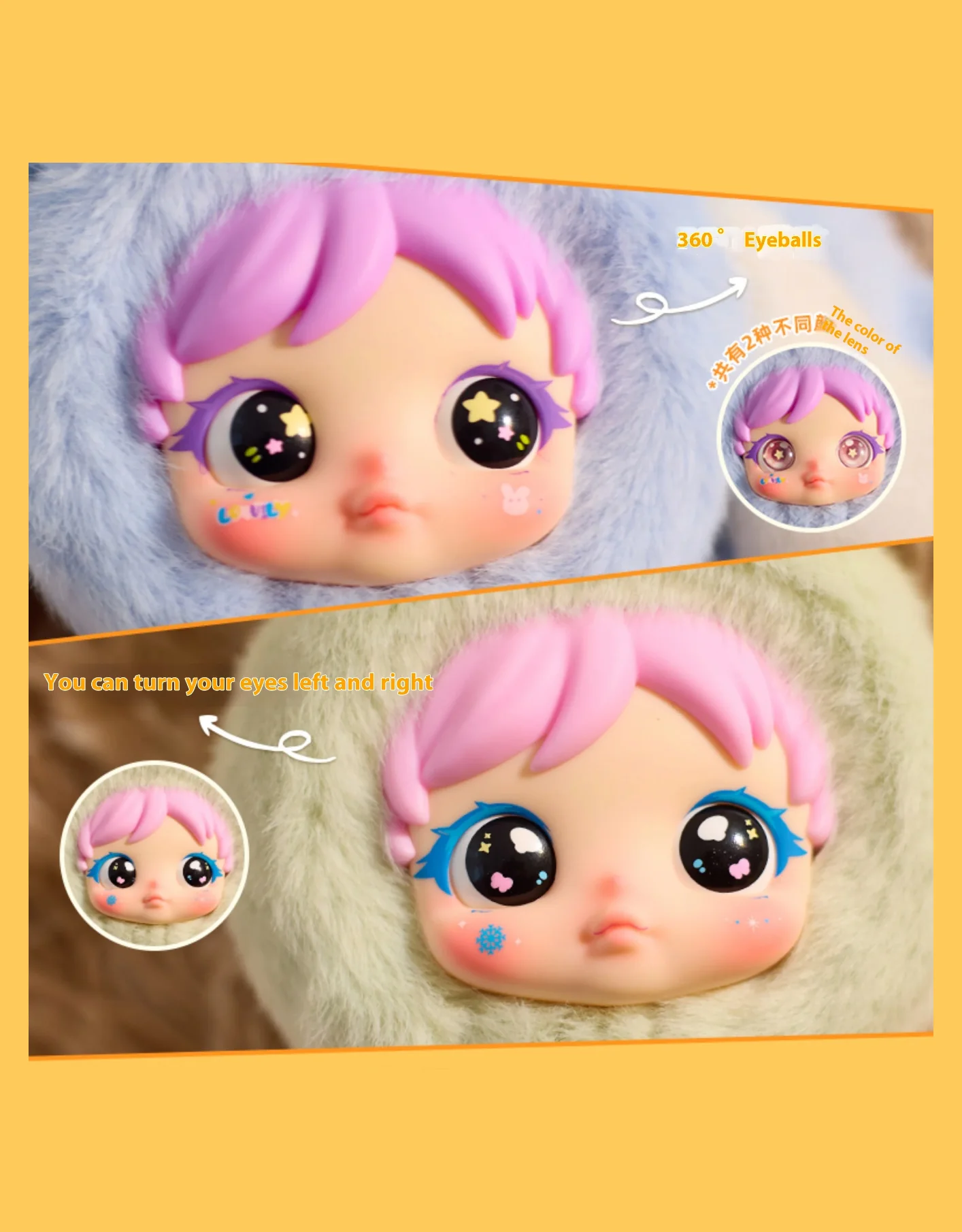 Amy Little Rabbit - Peluche Portachiavi Blind Box - immagine 3