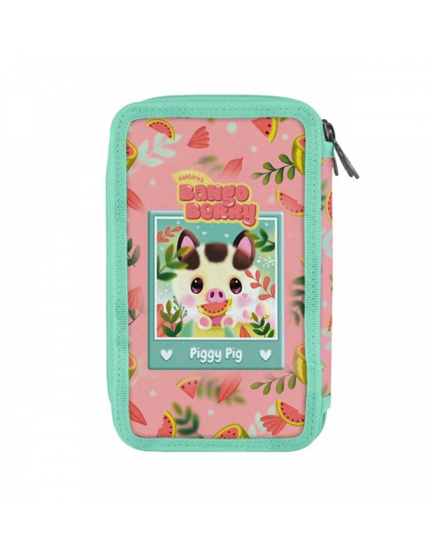Astuccio 3 Zip Bangoberry - Piggy Pig Santoro Italia - immagine 3