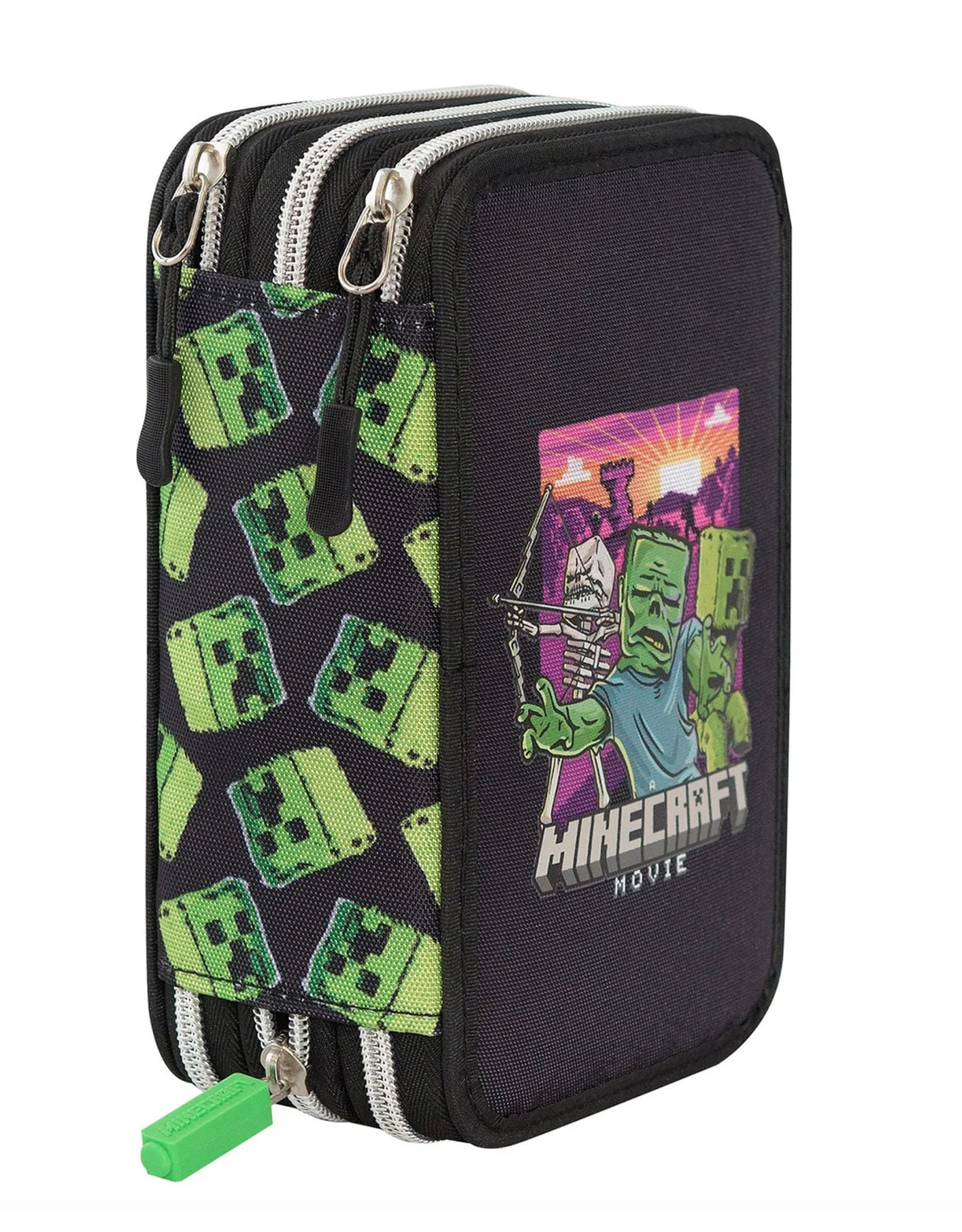 Astuccio 3 Zip Minecraft Movie Panini - immagine 3