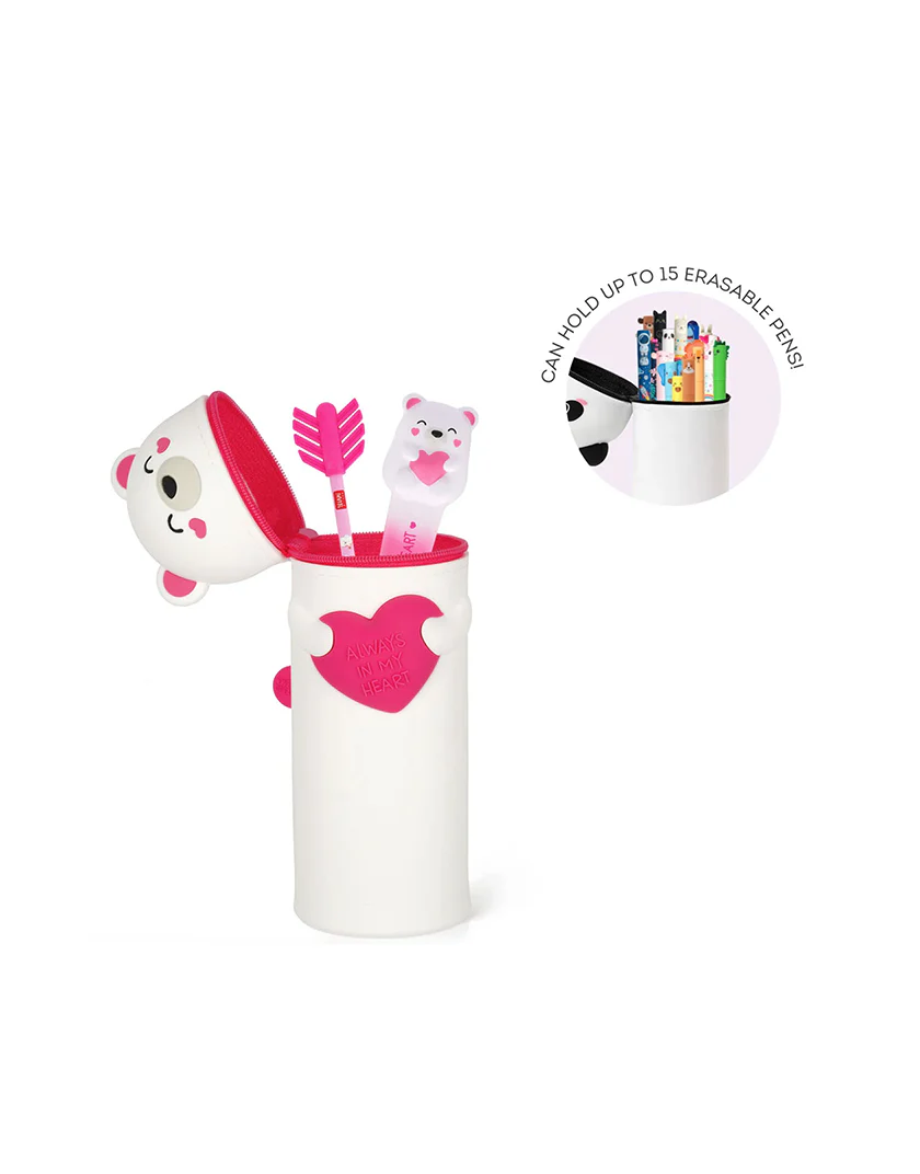 Astuccio Legami 2 in 1 in Morbido Silicone - Kawaii Teddy Bear - immagine 3