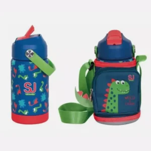 Borraccia termica Seven SJ Gang Dino con portaborraccia - 350 ml