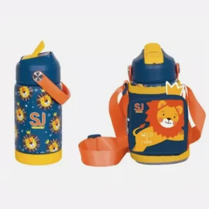 Borraccia termica Seven SJ Gang Lion con portaborraccia - 350 ml