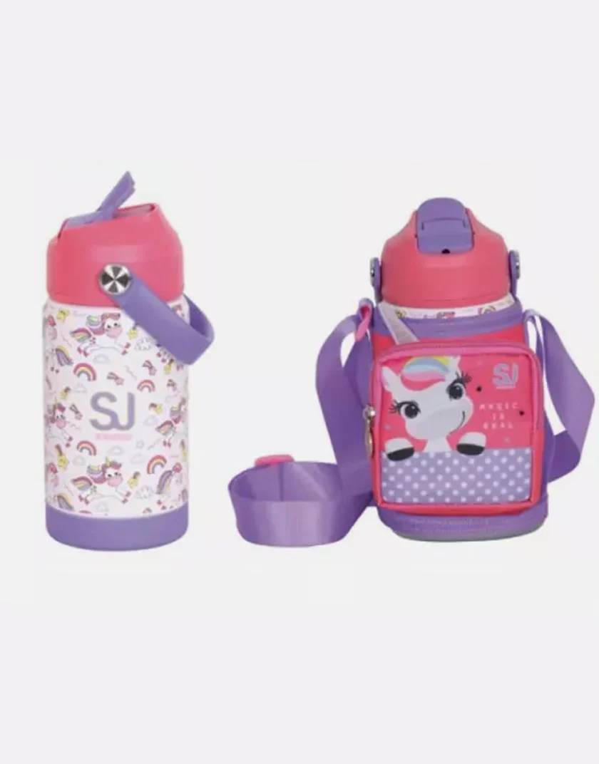 Borraccia termica Seven SJ Gang Unicorn con portaborraccia - 350 ml - immagine 2
