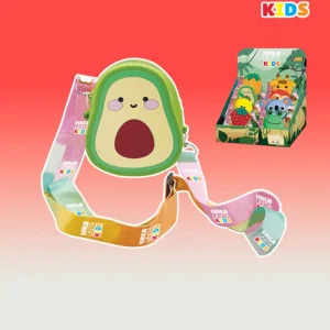 Borsetta Tinta Unita Kids in Silicone con Tracolla Avocado