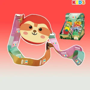 Borsetta Tinta Unita Kids in Silicone a Forma di Bradipo con Tracolla