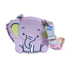 Borsa in silicone con tracolla a forma di elefante - Tinta Unita Kids