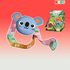 Borsetta Tinta Unita Kids in Silicone con Tracolla Koala - 20x20x25 cm