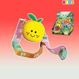Borsetta Tinta Unita Kids in Silicone con Tracolla Mango - Design Colorato e Divertente