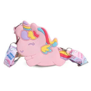 Borsa in Silicone con Tracolla Tinta Unita Kids – Unicorno