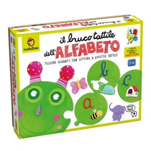 Il bruco tattile dell'alfabeto - Metodo Montessori