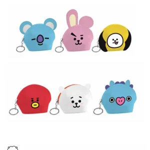 BT21 Portachiavi Portamonete in Ecopelle