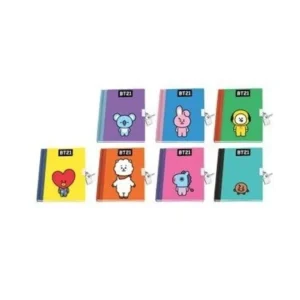Diario Segreto BT21 con Lucchetto e Chiavi