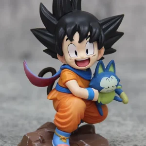 Action Figure Dragon Ball - Son Goku Bambino con Pual