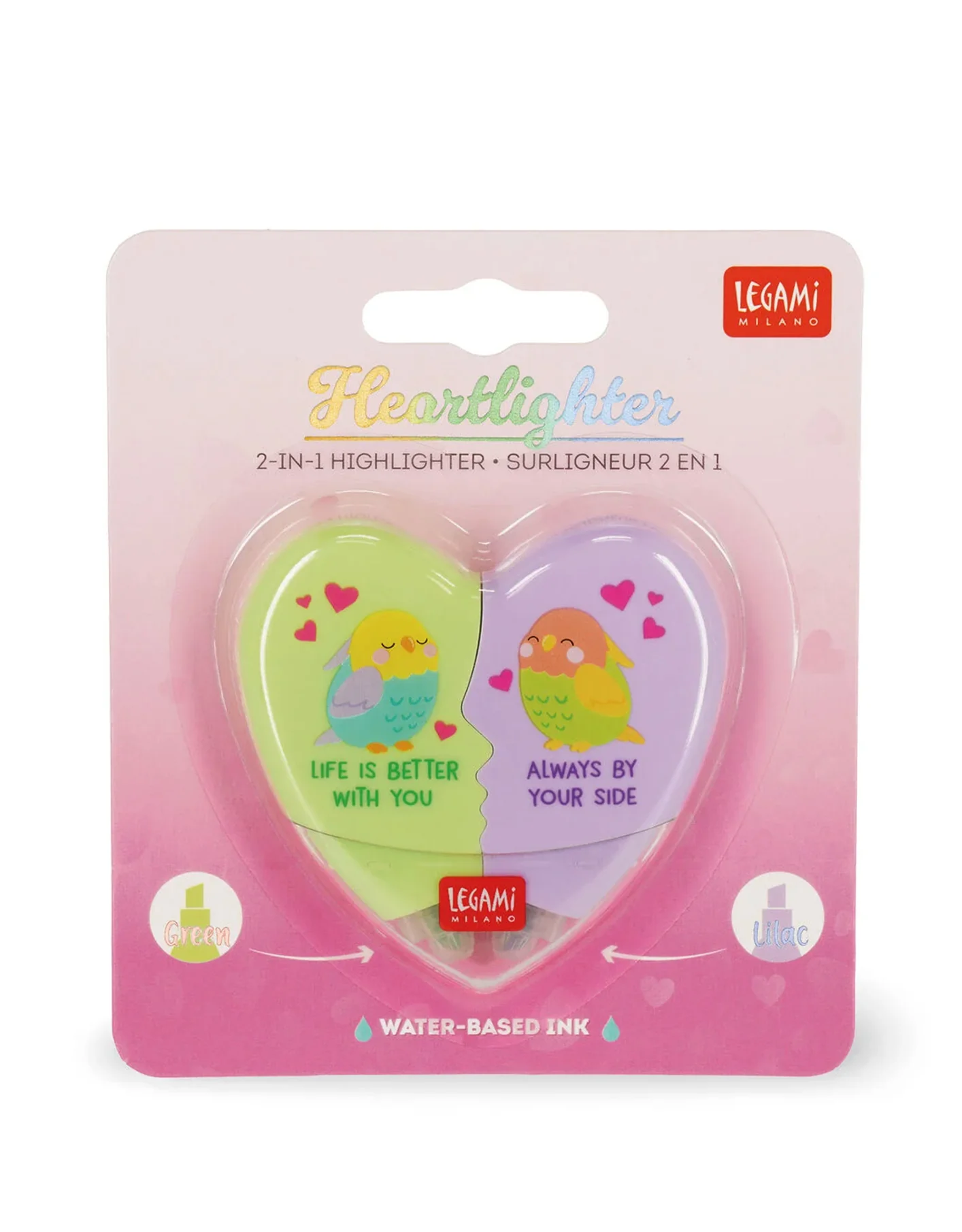 Evidenziatore 2 in 1 “Heartlighter” – Legami - immagine 3