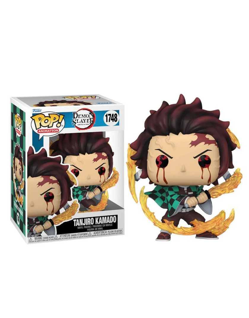 Funko Pop! Demon Slayer - Tanjiro Sun Breathing 1748 - immagine 2