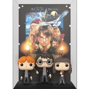 Funko Pop! Harry Potter e La Pietra Filosofale - Movie Poster con Harry, Ron e Hermione