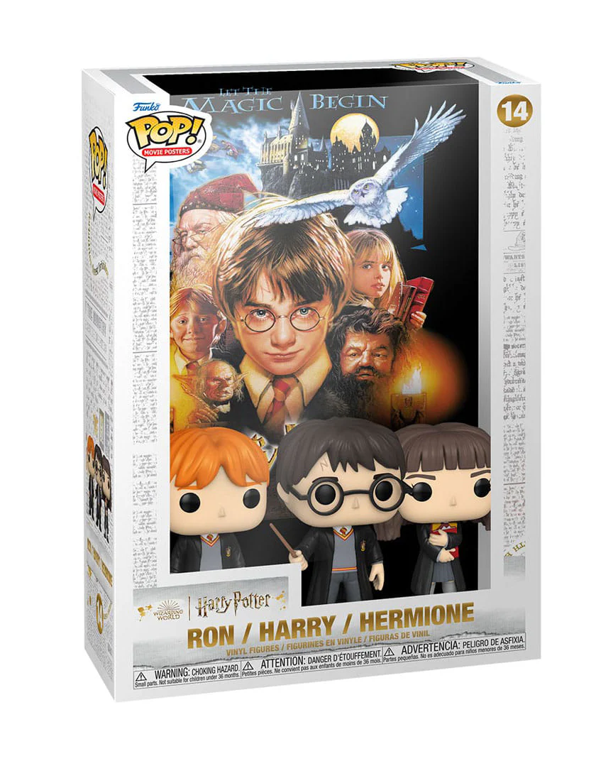 Funko Pop! Harry Potter e La Pietra Filosofale - Movie Poster con Harry, Ron e Hermione - immagine 3