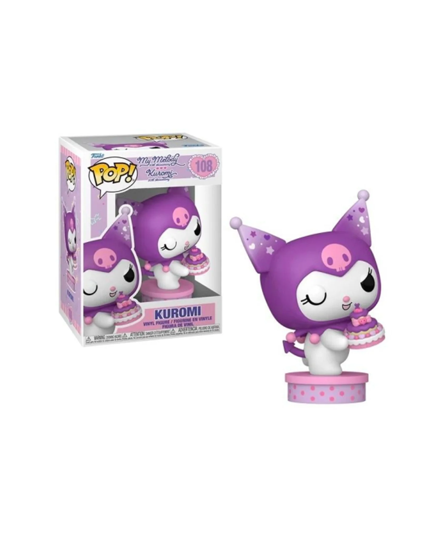 Funko Pop! Hello Kitty and Friends – Kuromi With Cake 20th Anniversary - immagine 2