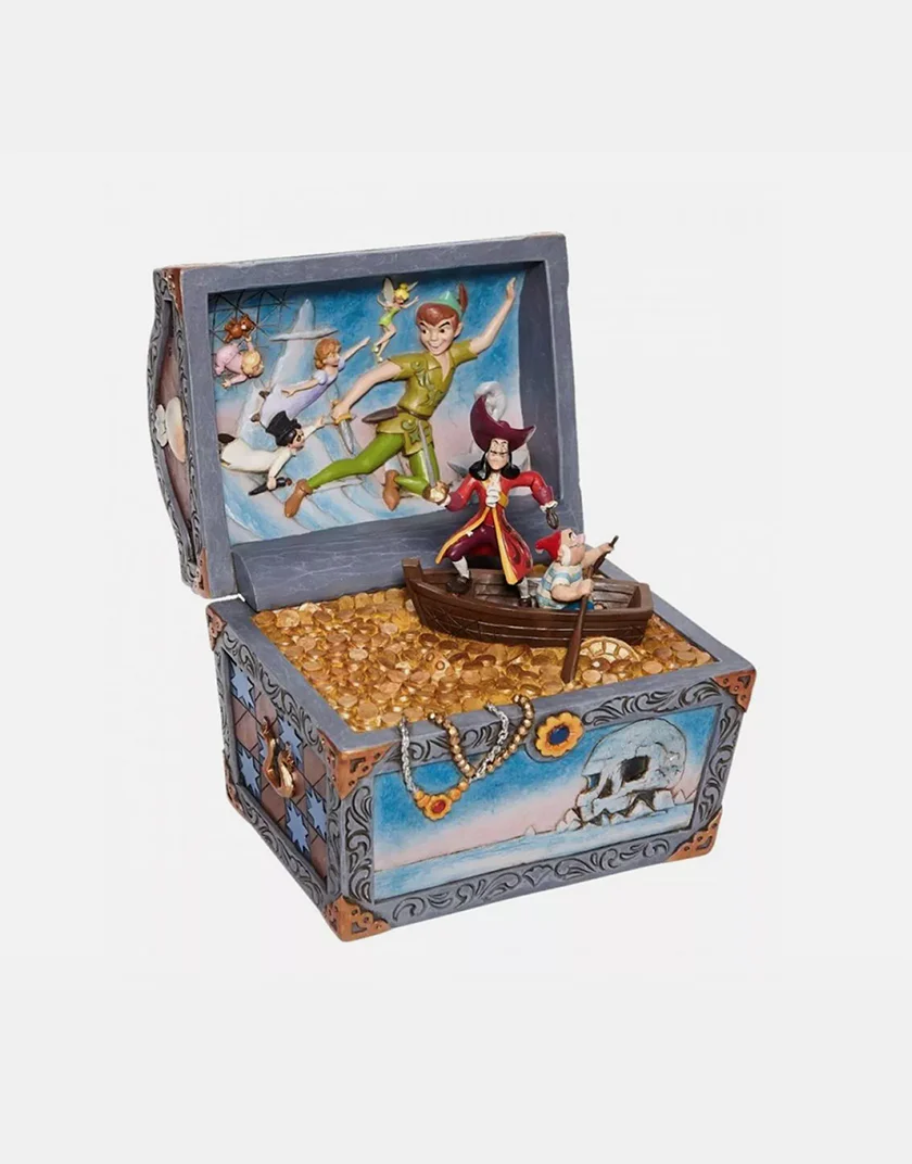 Jim Shore Disney Traditions - Scatola del Tesoro di Peter Pan - immagine 2