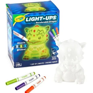 Lampada Crayola Light Ups Draghetto da Colorare – Illumina e Crea senza Limiti!