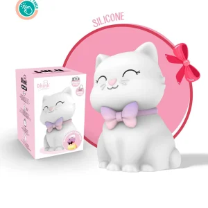 Lampada in Silicone Gattino Ricaricabile – Crea