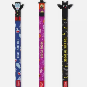 Legami Erasable Pen - Set di 3 Penne Gel Cancellabili Halloween "The Boo Crew"