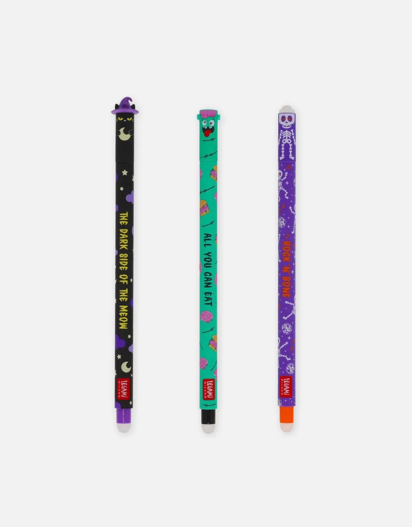 Legami – Set di 3 Penne Gel Cancellabili The Boo Crew | Halloween 2025 - immagine 2