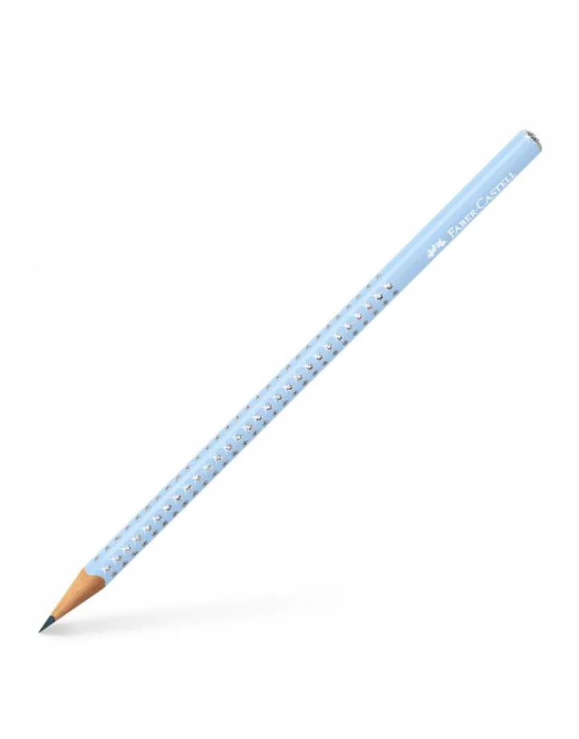 Matita Faber-Castell Sparkle Sky Blu - Eleganza e Funzionalità per un Look Brillante - immagine 2