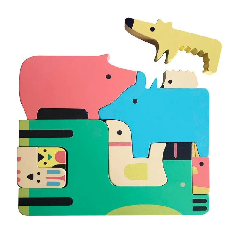 Auzou Puzzle In Legno Animali - immagine 3