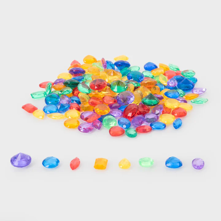 Gemme colorate Traslucide 144 Pezzi Tickit