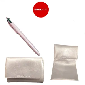Mini Tracolla Tinta Unita con Bic 4 Colours Pearl