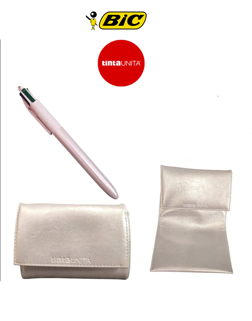 Mini Tracolla Tinta Unita con Bic 4 Colours Pearl - immagine 2