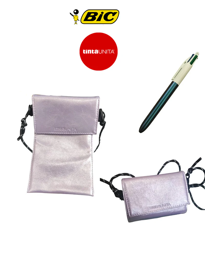 Mini Tracolla Tinta Unita con Bic 4 Colours Pearl - immagine 4