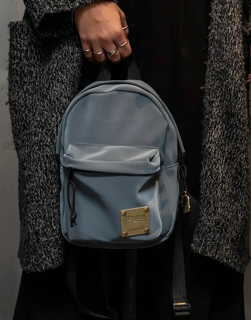 Mini Zaino Geolier x Colourbook Drop Grey - immagine 3