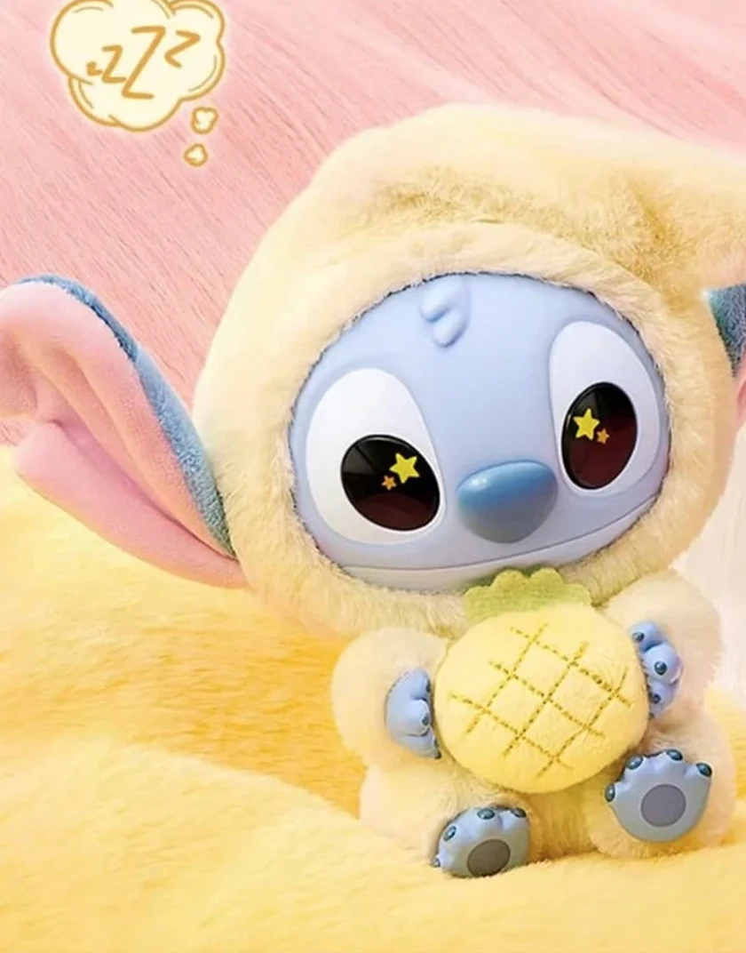 Miniso Disney Stitch - Portachiavi in Vinile e Peluche - Blind Box - immagine 3