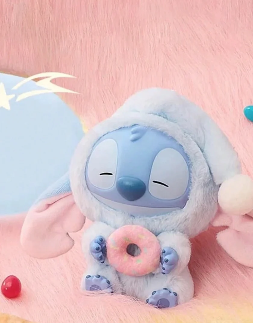 Miniso Disney Stitch - Portachiavi in Vinile e Peluche - Blind Box - immagine 5