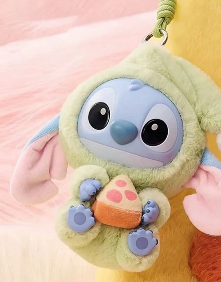 Miniso Disney Stitch - Portachiavi in Vinile e Peluche - Blind Box - immagine 6